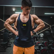 Muscle Dr. Европа и Америка братья стиль здоровая красота спортивный жилет мужской фитнес i-образный жилет Базовая рубашка жилет