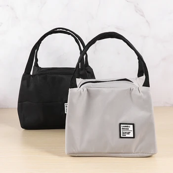 

Portable Lunch Bag 2020 New Thermal Insulated Lunch Box Tote Cooler Bag Bento Pouch Lunch Container School Food Storage Bags