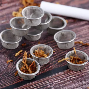 

100Pcs/lot Metal Ball Stainless Steel Smoking Pipe Filter Screen Crystal Pipes Filter Mesh Smoking Weed Tobacco Accessories