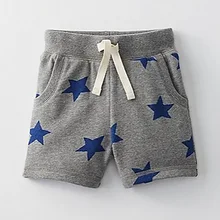 Летний Стиль; европейский и американский стиль; Брендовая детская одежда; трикотажные детские шорты из чистого хлопка с рисунком звезды