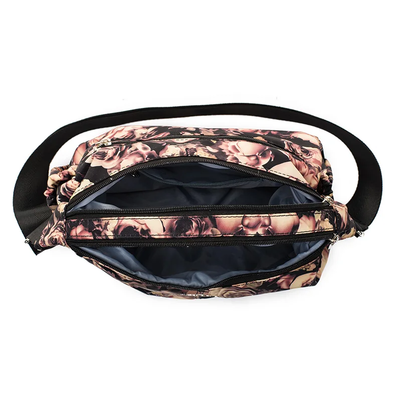Лидер продаж женские сумки мессенджеры с цветочным принтом водонепроницаемая