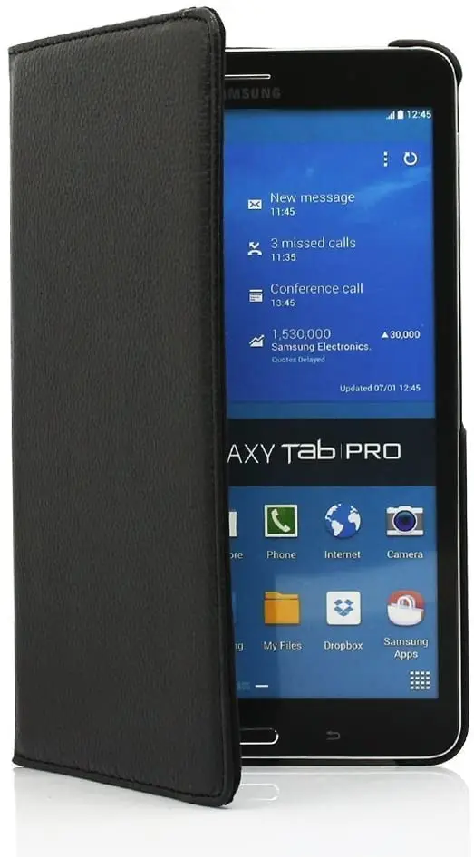 Вращающийся на 360 Градусов Кожаный чехол книжка с подставкой для Samsung Galaxy Tab Pro 8 4