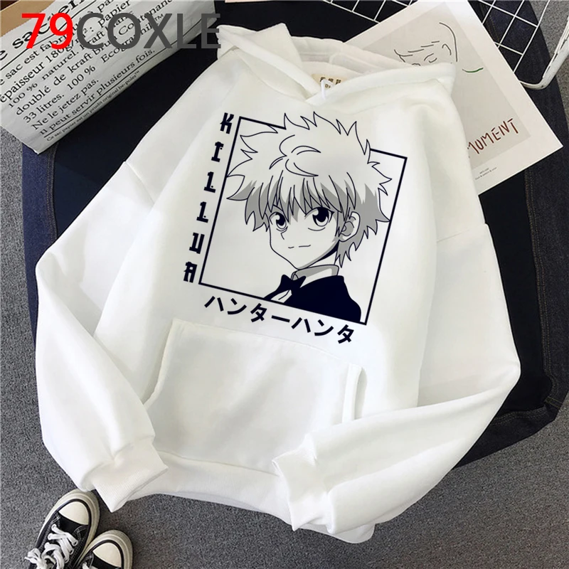 Graphic Hoodie Sweatshirt Hisoka Japanese Anime Killua Hunter-X-Hunter Winter Kawaii
