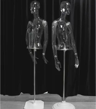 

Best Half Body Clear Mannequin Transparent Model Half Body Hot Sale
