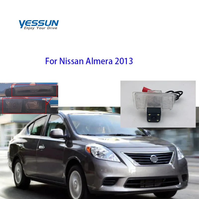 Yessun для Nissan Almera G15 Sedan 2012- автомобильный ПЗС светодиодный резервный обратный заднего вида камера автомобильный парковочный монитор