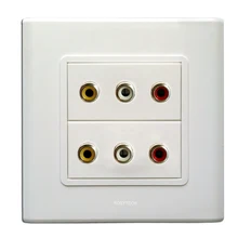 Модули 2 3RCA порта, информация Лицевая панель Разъем для кабельной системы аудио