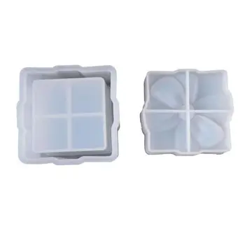 

1Set Silicone Bow Tie Box Mold DIY Jewelry Making Necklace Pendant Mould Epoxy Resin Handmade Art Crafts Tool