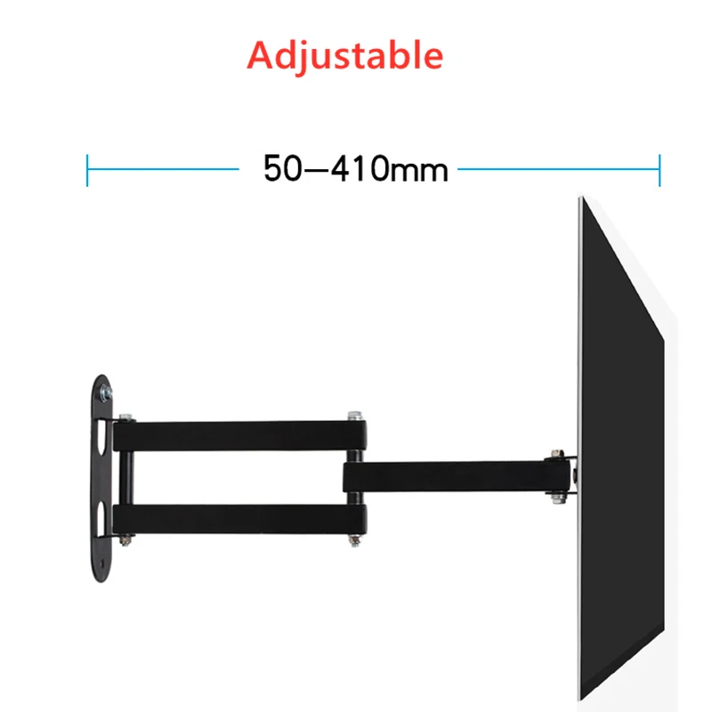 Universal PC Monitor TV Holder Rotated TV Wall Bracket Tilt Swivel Plasma TV Wall Holder LCD LED TV Wall Mount for 10-27"