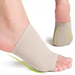 Новый гель арки поддержка подушки подошвенный Fasciitis боли для ног рукав для женщин уменьшить боль стельки без обувь мода