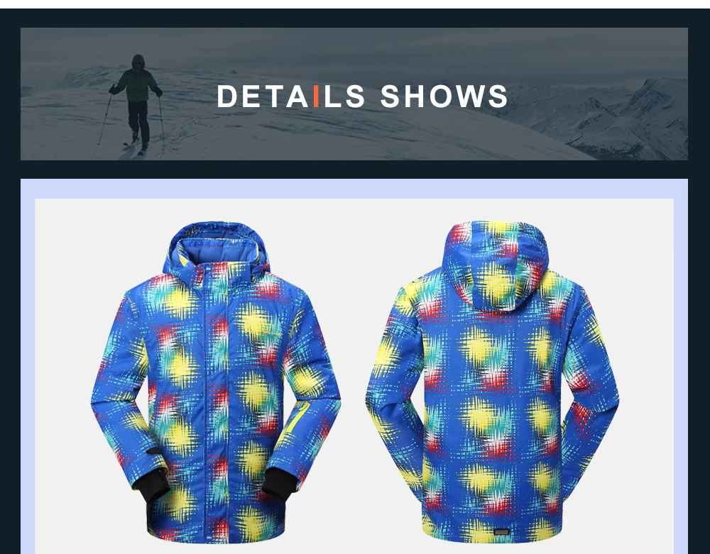 mens waterproof ski jacket