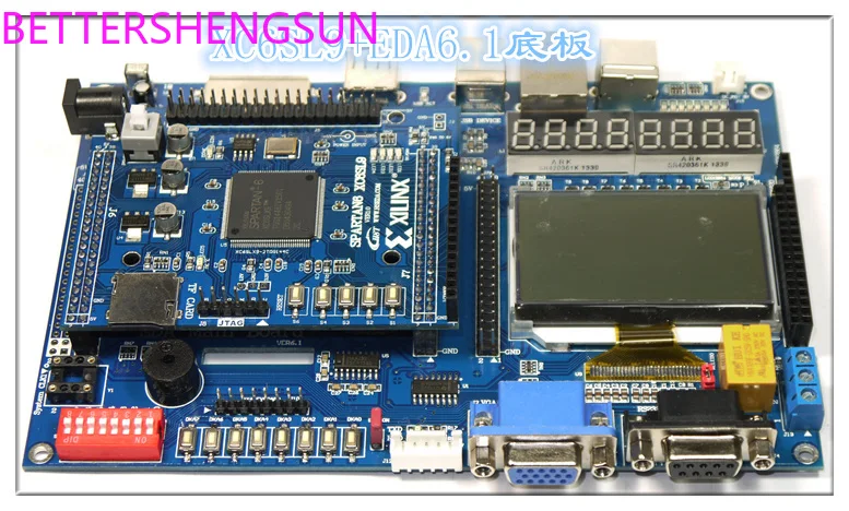 Xilinx Spartan 6 XC6SLX9 SOPC FPGA макетная плата