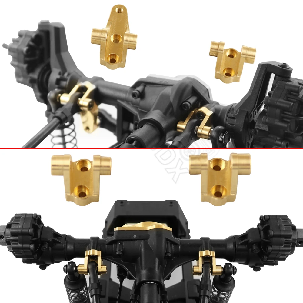 Hochleistungs-Gegengewichtssatz aus Messing, Portal-Antriebsachsgehäuse, Stoßstangenhalterung für 1/10 RC Cwawler TRX4 TRX6 Upgrade-Teil – Detail 24