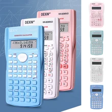 Calculatrice d'école scientifique et d'ingénierie, outils de calcul, papeterie scolaire, couleur créative, fonction de calculatrice