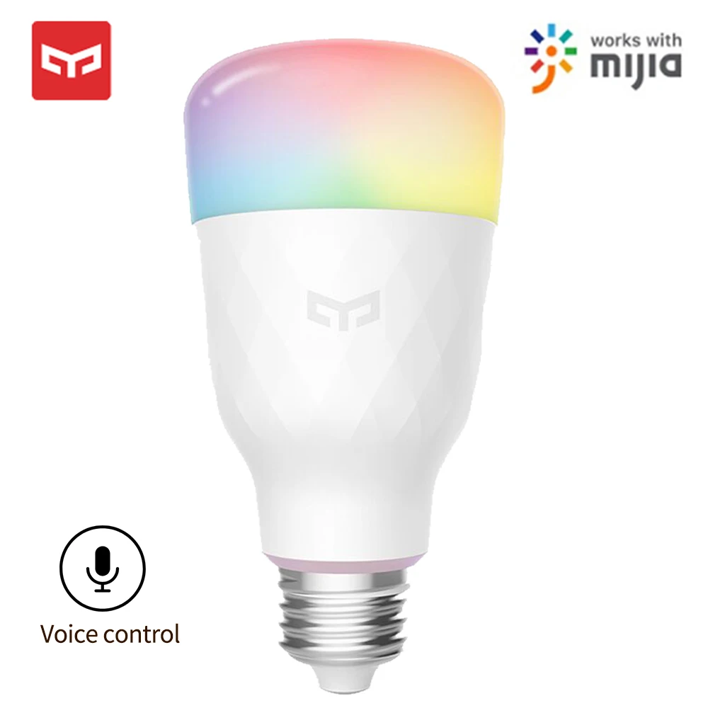  Xiaomi Yeelight E27 Smart LED Bulb Colorful 800 Lumen WiFi Eyes Protect 10W Lemon Xiomi Lamp Mi Hom - 4000357327954