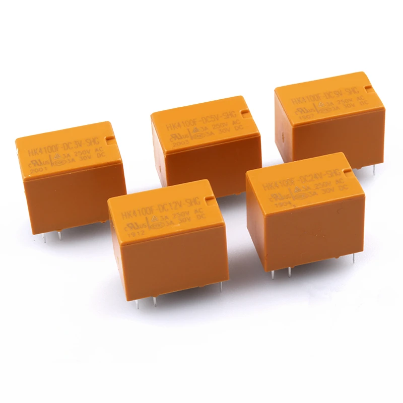 5PCS relay HK4100F-DC12V-SHG HK4100F-DC5V-SHG 6 pin 3A 3V / 5V 9V 12V 24V HK4100F-DC24V-SHG HK4100F-DC3V-SHG | Обустройство дома