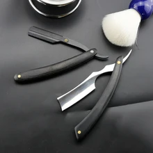 Stainless Steel Shaving Razor Men's Shaver Straight Edge Barber Razor Beard Trimming Haircuts Tools Professional Safety Razor