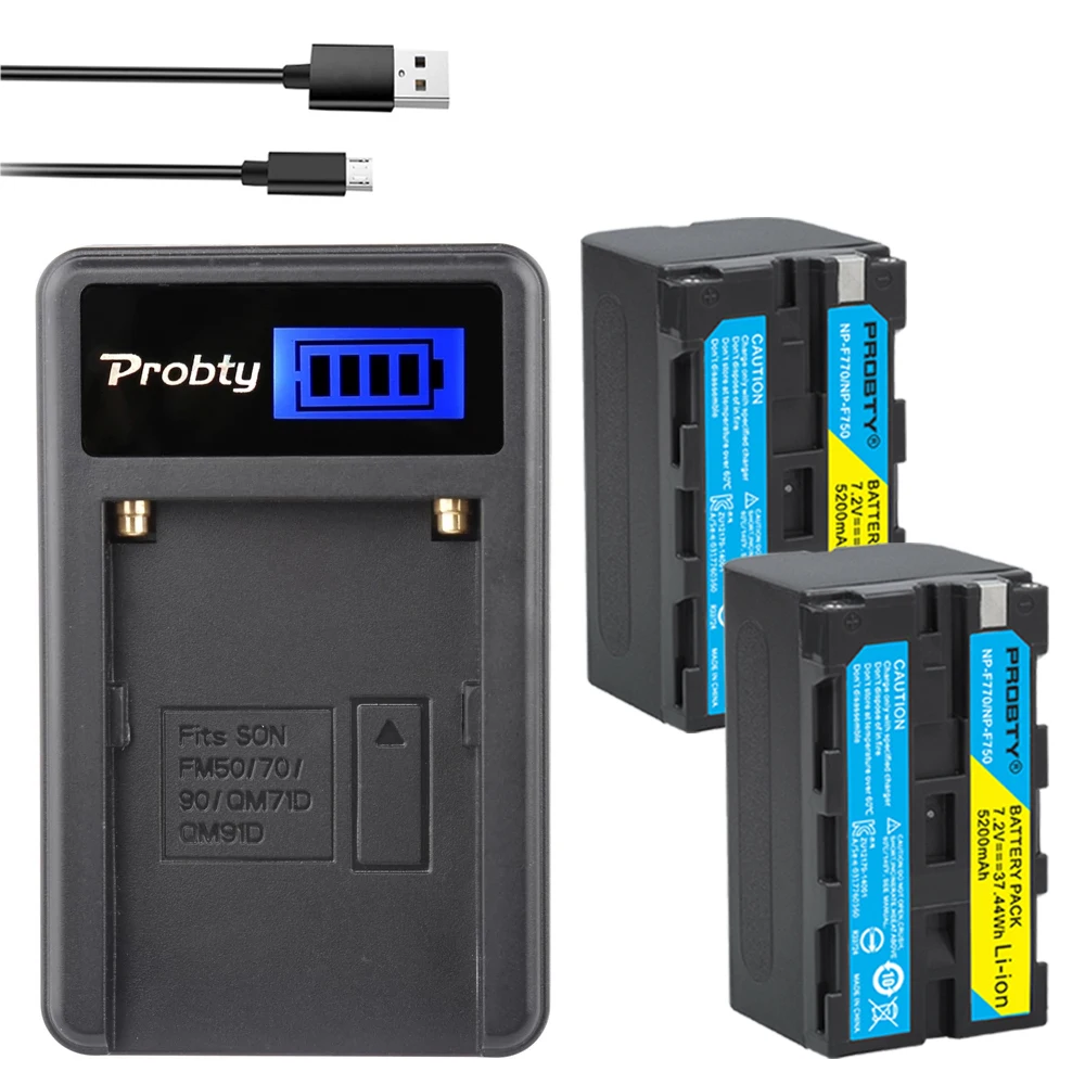 Blumax Akku kompatibel mit Sony NP-F970 / NP-F960 / NP-F750 / NP-F550 / NP- F570 | 7850mAh mit LG Zellen - auch für Diverse Blitzgeräte Videoleuchten Fieldmonitore