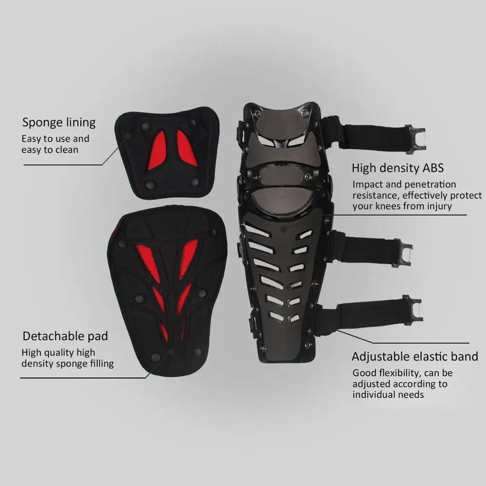 HEROBIKER наколенники для мотокросса, уличные спортивные Леггинсы, наколенники для рыцаря, анти-осенние инструменты для защиты мотоцикла, 1 пара