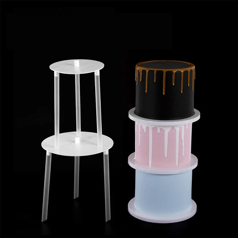 

Holaroom Multi-layer Cake Piling Bracket Support Frame Practical Cake Stands DIY Dessert Making Decor Tools Kitchen Accessories
