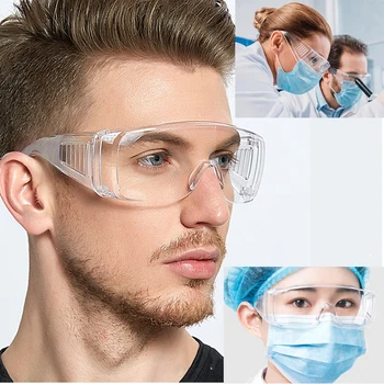 

Anti Virus PC-Safety Glasses Eye Protection Anti-Dust&Shock Goggles Transparent Eyepiece Chemical Gafas Proteccion Anti- Splash