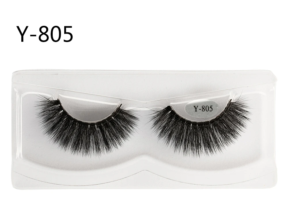 Yelix New Fashion Human False Eyelashes Strip 30 Pairs 3D-8D Mink Fur Lashes Make up Natural Fake Wispy Eyelash Beauty Tools