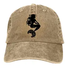 Маленькая Русалочка двойная Пряжка Регулируемая ковбойская Ретро ковбойская шляпа