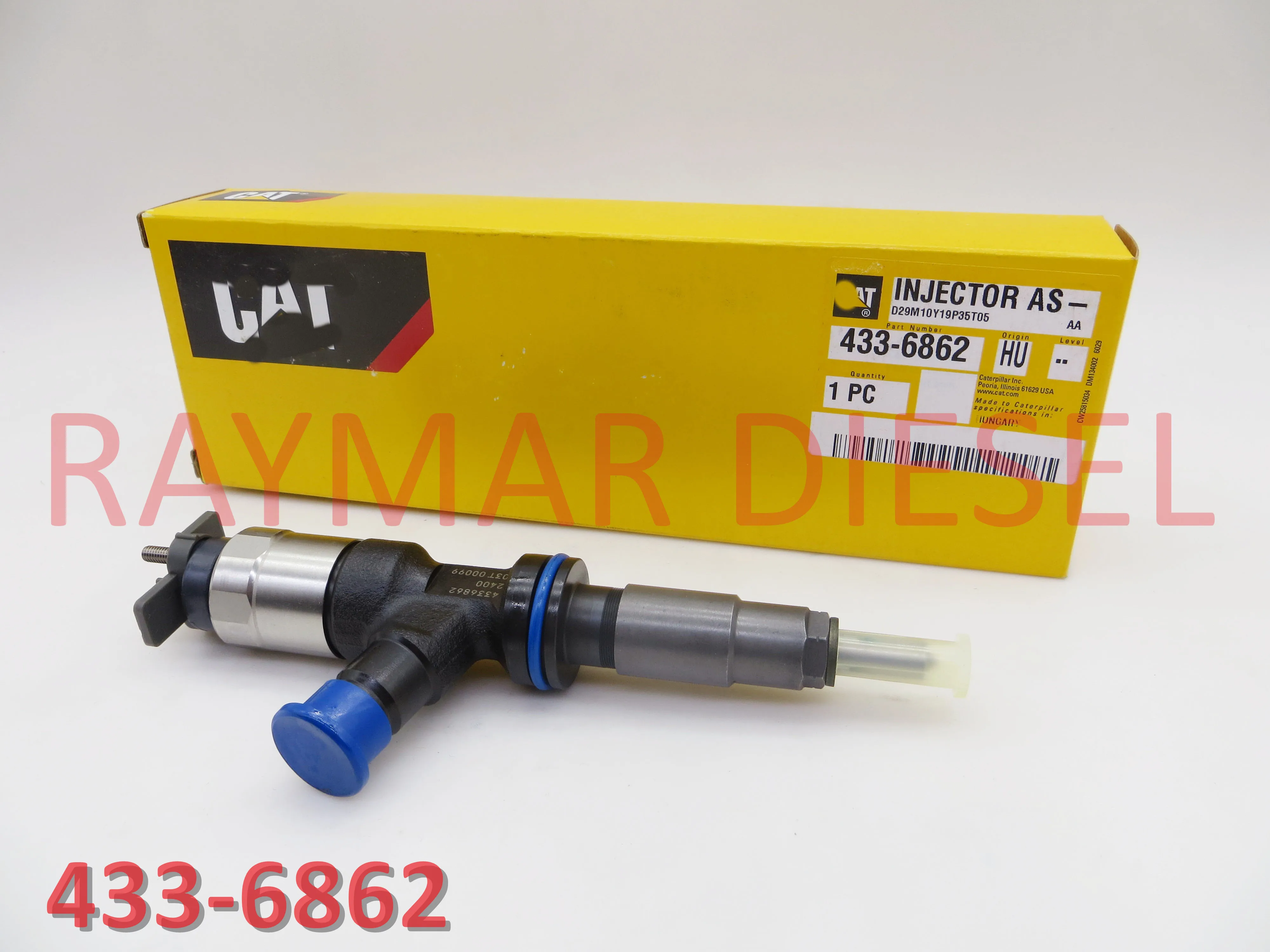 Оригинальный дизельный инжектор топлива common rail 295050 2400 для CAT C7.1 433 6862
