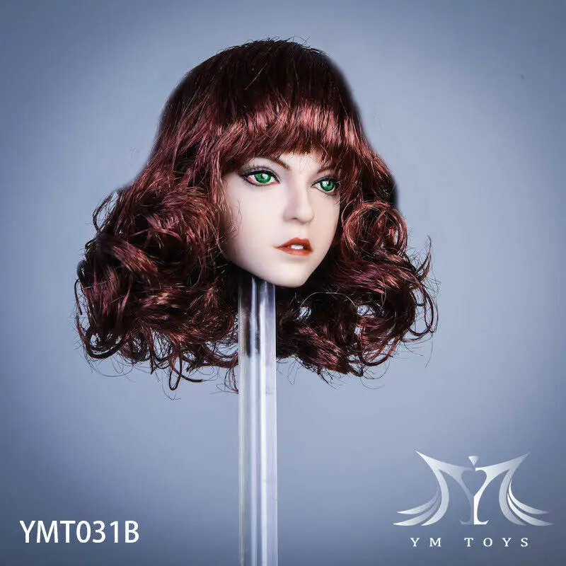 Details about   YMTOYS 1/6 Brown Short Hair YA Head Carved PVC Head Toy Fit 12'' PH VC Figure