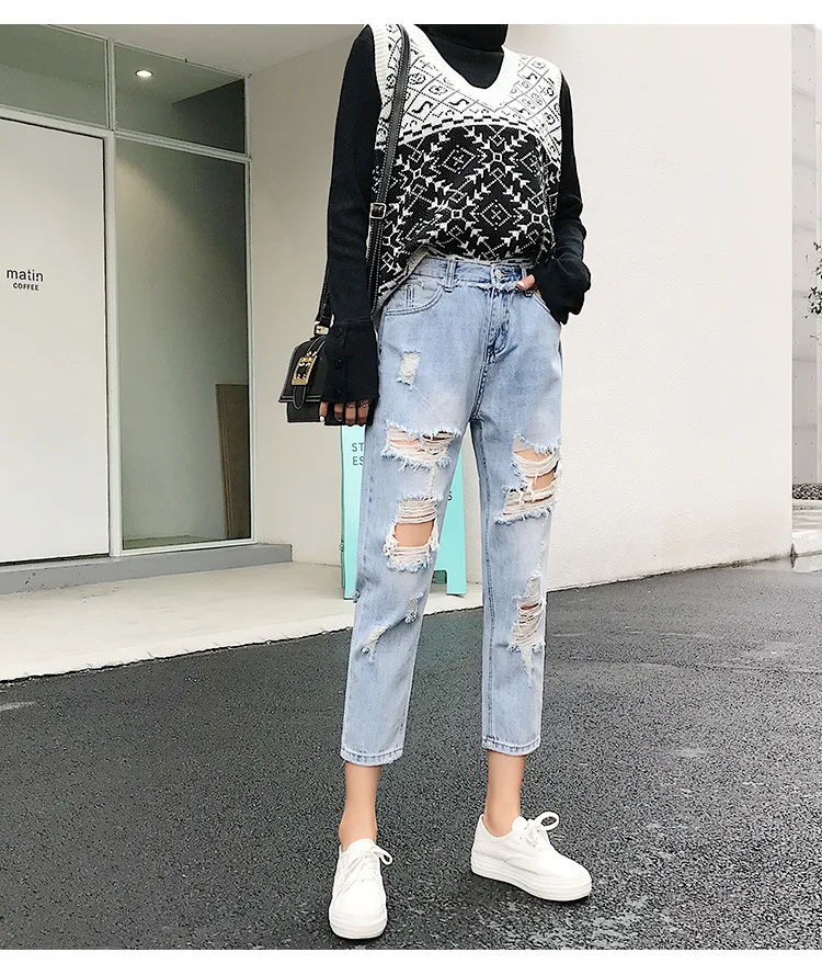 female high waist jeans