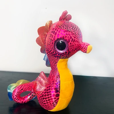 Ty Beanie Boos Big Eyes Unicorn Fox Cat Penguin Poodle Owl Plush Stuffed Animal Super Soft Bedside Toys Doll Gift For Kids 15CM 15cm