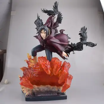 

Anime Naruto Uchiha Itachi Crow Ver PVC Action Figure Collectible Model doll toy 41cm