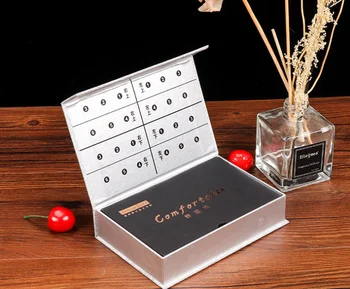 

Hard strong paper and ring velvet material earring gift packaging box,Luxury foam insert covered cardboard box ---CP0749