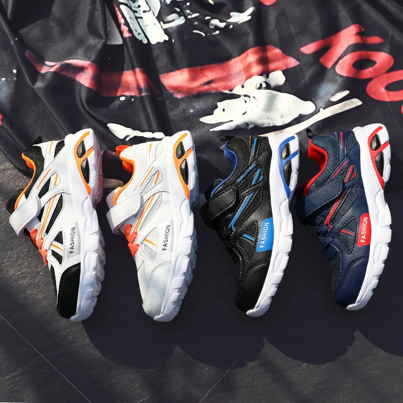 

BOY'S Athletic Shoes 2019 Spring Summer New Style Children's Network Red Dad Shoes Leather Girls' Casual Shoes CHILDREN'S Shoes