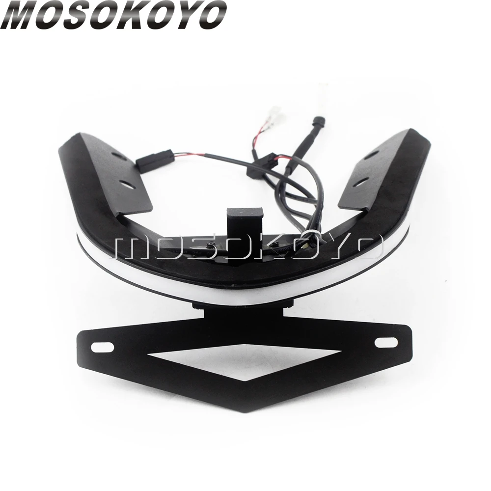 Для Ducati Monster 1200/S 821 Stealth Fender светодиодный комплект Tidy Eliminator с поворотным сигналом Встроенный держатель номерного знака задний светильник