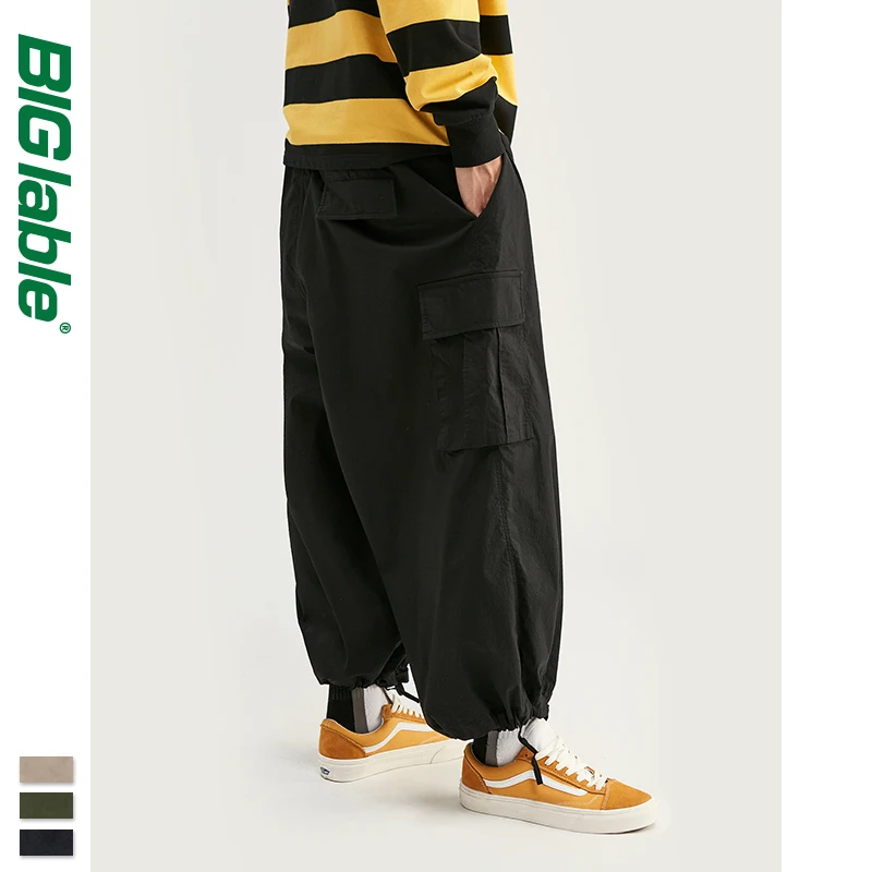 Джоггеры мужские с большим ярлыком тонкие мешковатые джоггеры широкими