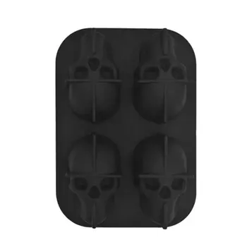 

Ice Cube Maker Skull Shape Chocolate Mould Ice Cream DIY Tool Whiskey Wine Cocktail Ice Cube Silicone Mold