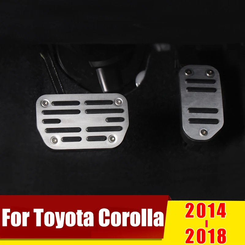 Нескользящий чехол для педали газа акселератора Toyota Corolla E170 E160 2014 2015 2016 2017