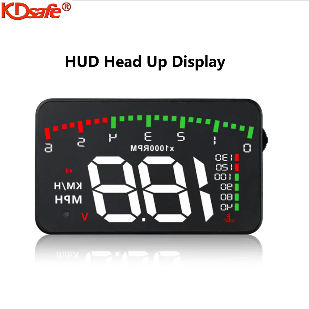 KDsafe 3 5-дюймовый автомобильный HUD Дисплей с головным дисплеем зеркальная