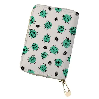 

3D Famous Fashion Animal Pattern Print Passport Business Bank Cards Case ID Women Card Holder Zipper Bags Card Holder Wallet