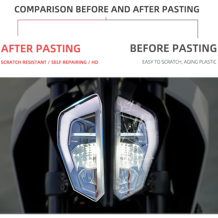 For Ktm Duke 390 Motorcycle Smoke Fog 