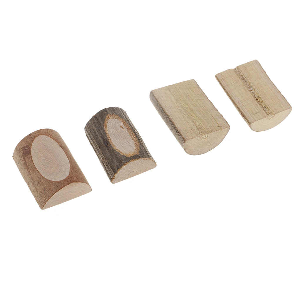 20 Pieces Natural Tree Blocks Log Rustic Wedding Car Decoration Of Wood Slices