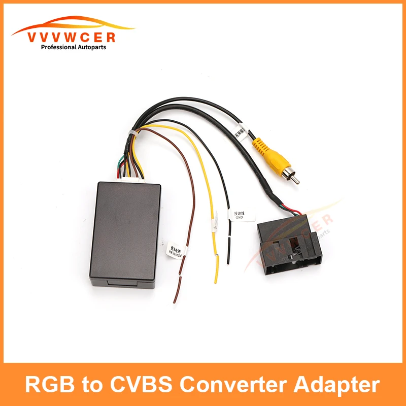 Преобразователь сигнала VW с RGB на CVBS (RCA) адаптер 26 контактами для оригинальной