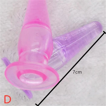 Sucker Bullet Butt Plug Soft Silicone Anal Plug Sex Toys For Men Women Adult Products Anus Toys No Vibrator Prostate Massager 5