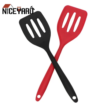 

Silicone Gadgets Cooking Utensils Fried Shovel Egg Fish Frying Pan Scoop Turners Spatula Cooking Accessories Kitchen Tools