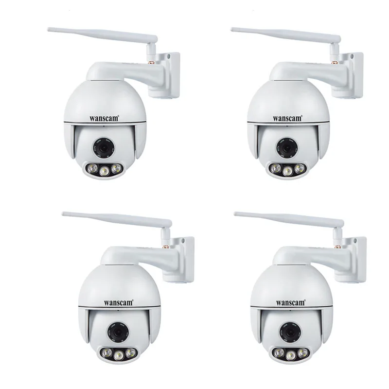 WiFi Беспроводная ip-камера Wanscam K54 1080P FHD Лицо авто отслеживание Привод поворота для поворотной камеры с увеличительным объективом 4X зум двухстороннее аудио CCTV наружная sd-карта IR 50 м