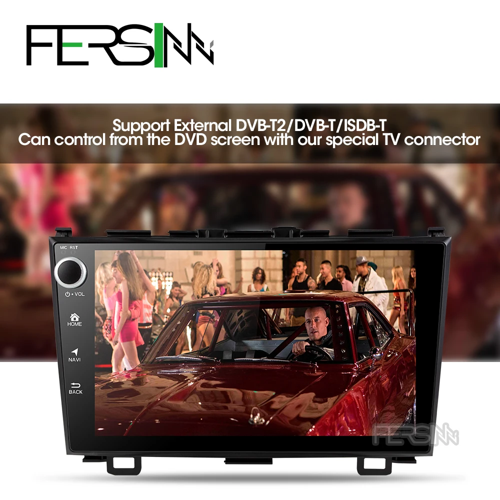 Clearance Fersinny 2G+32G android 9.0 car dvd gps player for Honda CRV 2006-2011 with car radio video player gps navigation stereo 2 din 5