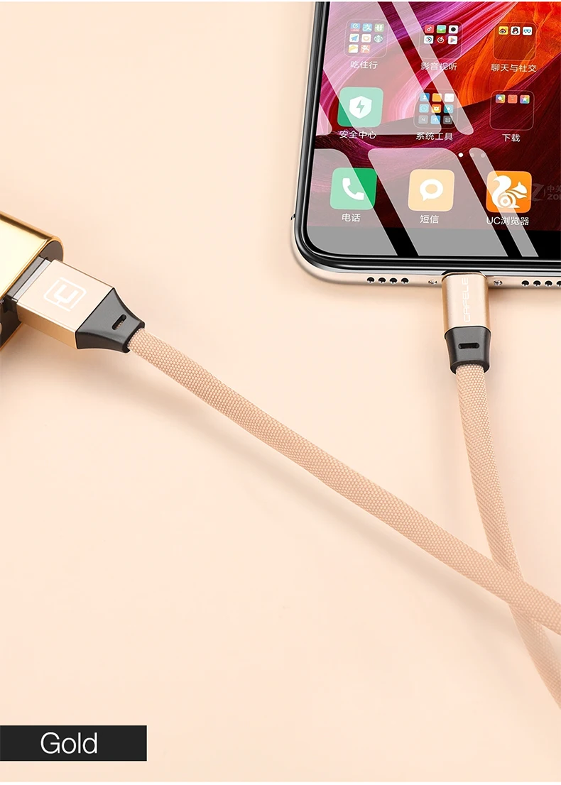 Cafele Тип usb C кабель для быстрой зарядки для huawei P30 samsung S10 Xiaomi 9 кабель для передачи данных для мобильного телефона Зарядка через usb шнур 5V 2A