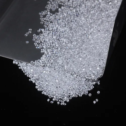 D E F 컬러 라운드 컷 실험실 성장 느슨한 모이사나이트 스톤 테스트 양성, 1.0ct 도매 가격, 1.0 ~ 6.5mm 6
