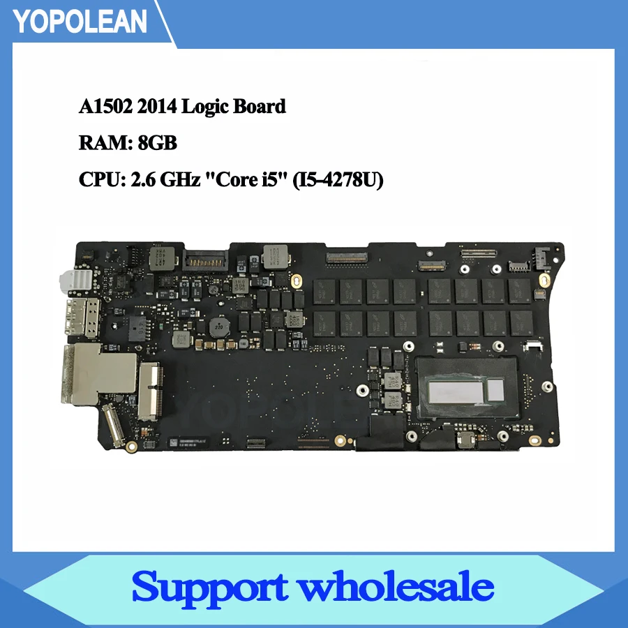 Оригинальная материнская плата для Macbook Pro Retina 13 &quotA1502 2 6 ГГц Core i5 8 ГБ Mid 2014|ЖК-экран