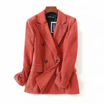

Women Long Lapel Collar Blazers New Solid Color Loose Casual Suits Coats Fashion Ladies Coat Single Button Cardigan Outwear Fall